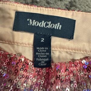 NWT ModCloth Rainbow Sequin Skirt
